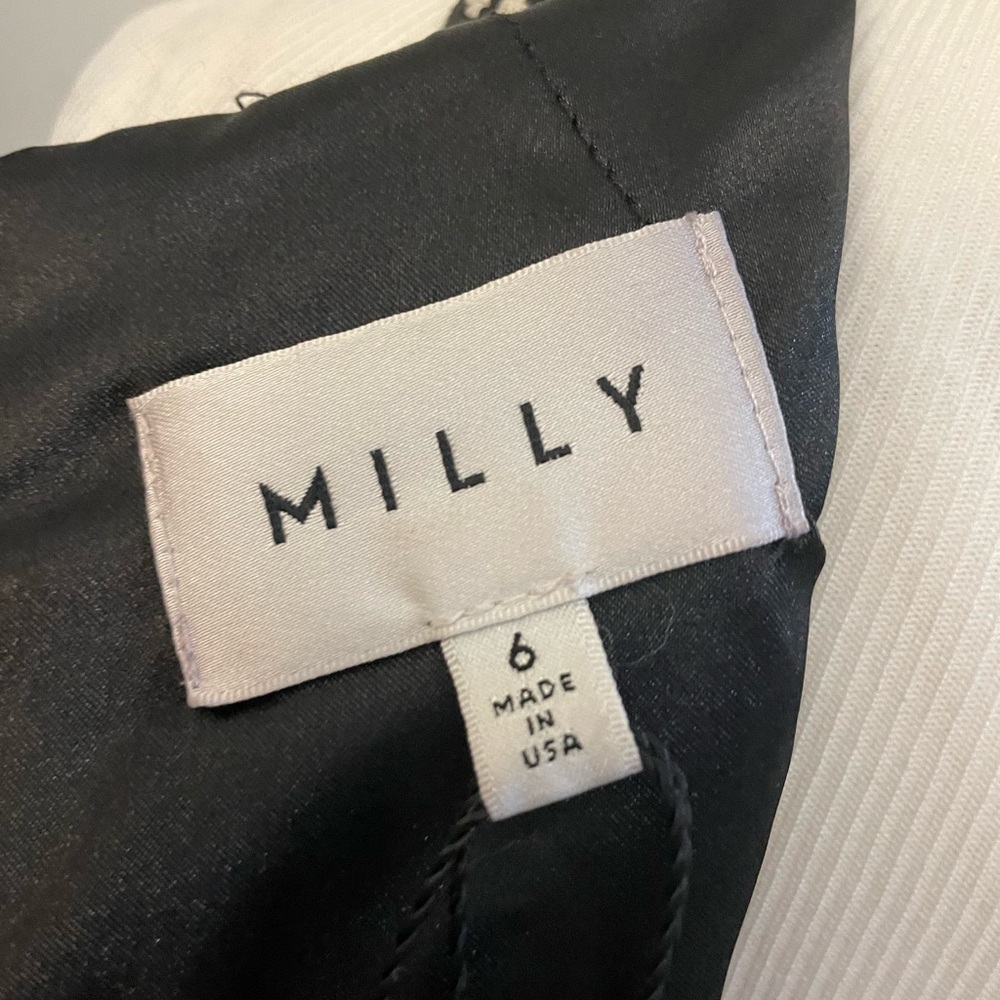 MILLY SLIM SHIFT DRESS POPPY SIZE 6 - Picture 10 of 15